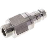 Kupplungsstecker (NW10) G 3/8"(AG), 1.4404