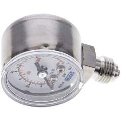 Wika MS 10044 ES ES-Manometer senkrecht, 40mm, 0-100 bar, G 1/4"