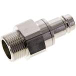 Parker KSG 10 NW15 MSV BA. Kupplungsstecker (NW15) G 1"(AG), Messing vernickelt