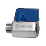 Riegler 103493.Mini ball valve, Stainless steel 1.4401, IT/ET, G 3/8, DN 10
