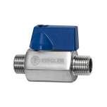 Riegler 103496.Mini ball valve, Stainless steel 1.4401, ET/ET, G 3/8, DN 10