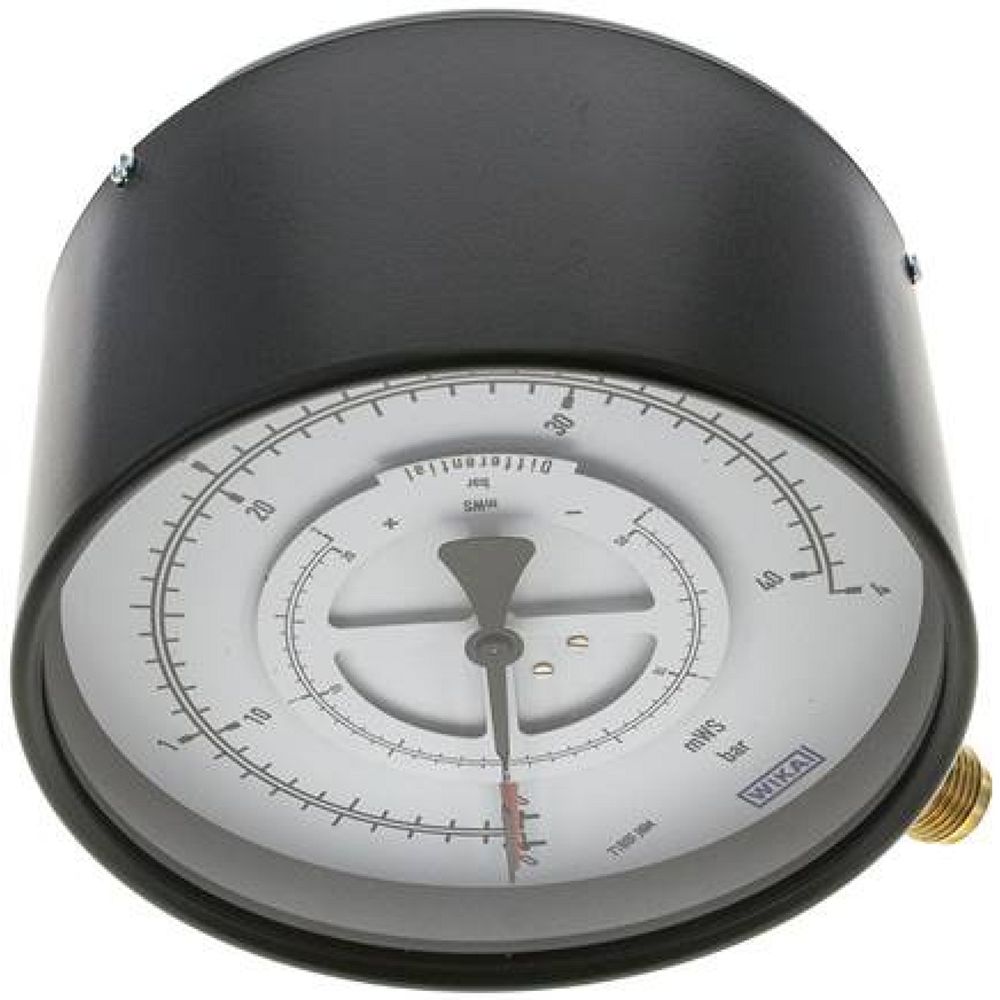Wika MSD 4160 Differenzdruck-Manometer senkrecht, 160mm, 0-4 bar