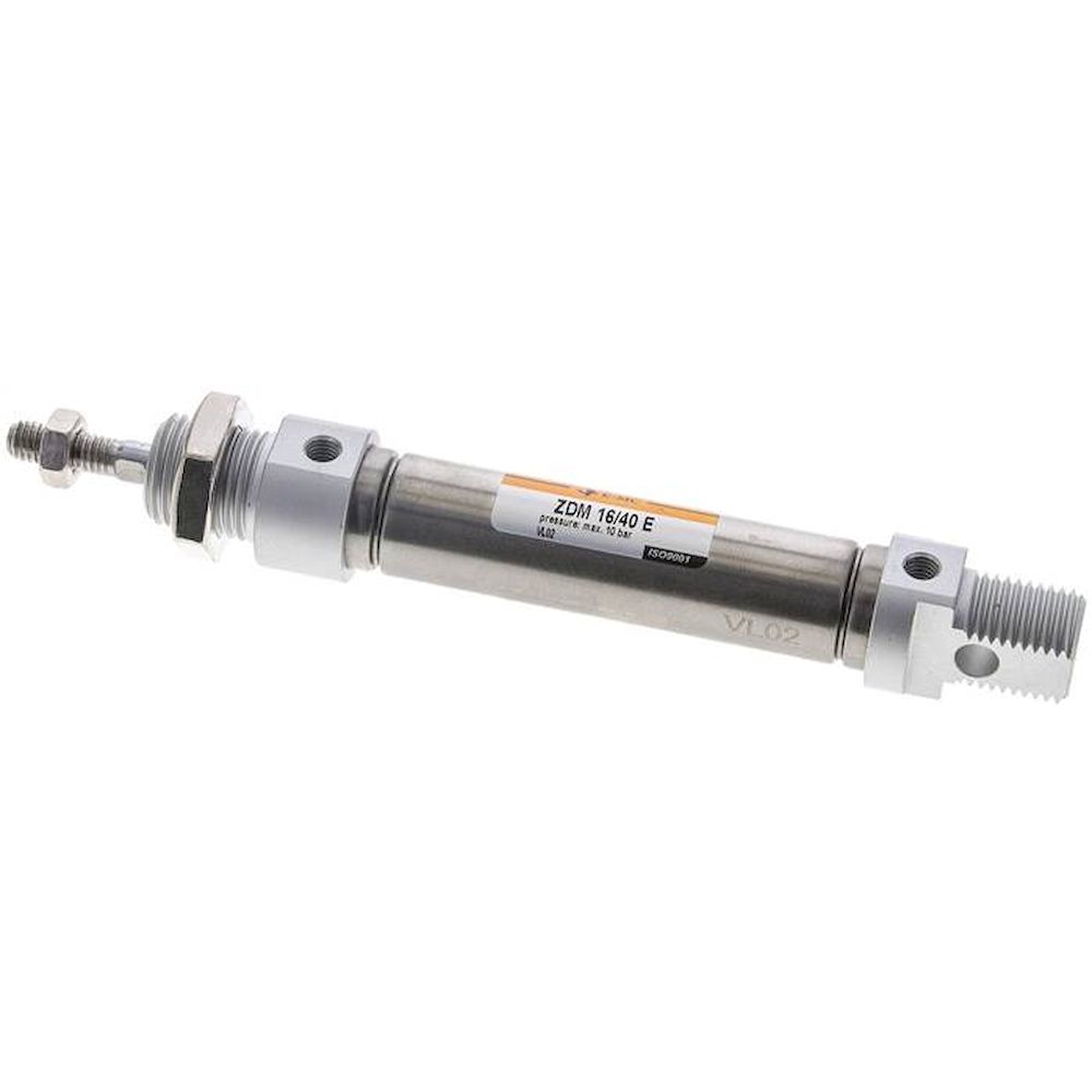 EMC ZDM 16/40 E. ISO 6432 cylinders, double acting, piston 16 mm, stroke 40 mm