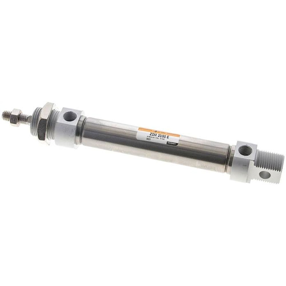 EMC ZDM 20/80 E. ISO 6432 cylinders, double acting, piston 20 mm, stroke 80 mm