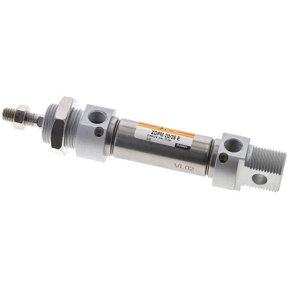 EMC ZDPM 20/25 E. ISO 6432 cylinders, double acting, piston 20 mm, stroke 25 mm