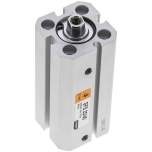 EMC SFS 20/40. ISO 21287 cylinders, double acting, piston 20 mm, stroke 40 mm