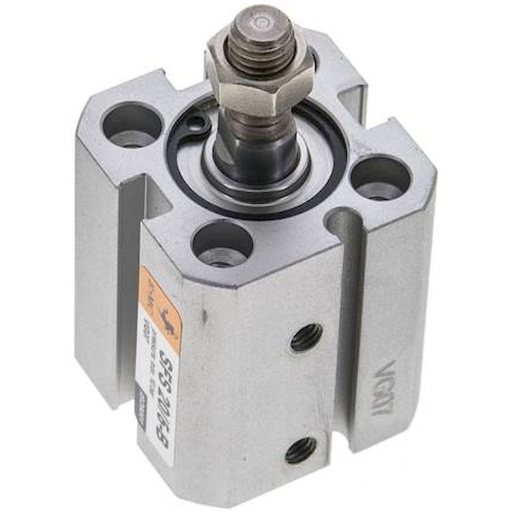 EMC SFS 20/5-B. ISO 21287 cylinders, double acting, piston 20 mm, stroke 5 mm