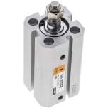 EMC SFS 20/30-B. ISO 21287 cylinders, double acting, piston 20 mm, stroke 30 mm