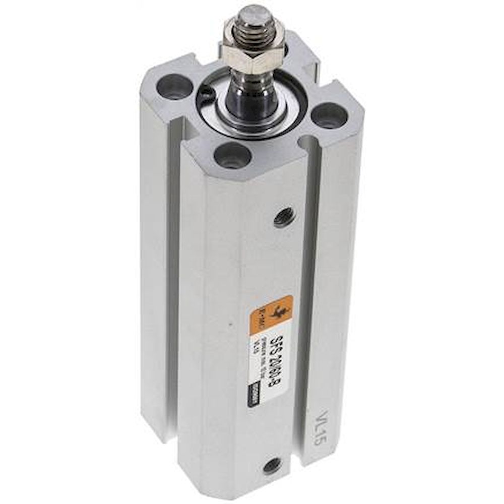 EMC SFS 20/60-B. ISO 21287 cylinders, double acting, piston 20 mm, stroke 60 mm