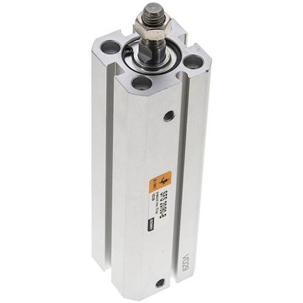 EMC SFS 20/80-B. ISO 21287 cylinders, double acting, piston 20 mm, stroke 80 mm