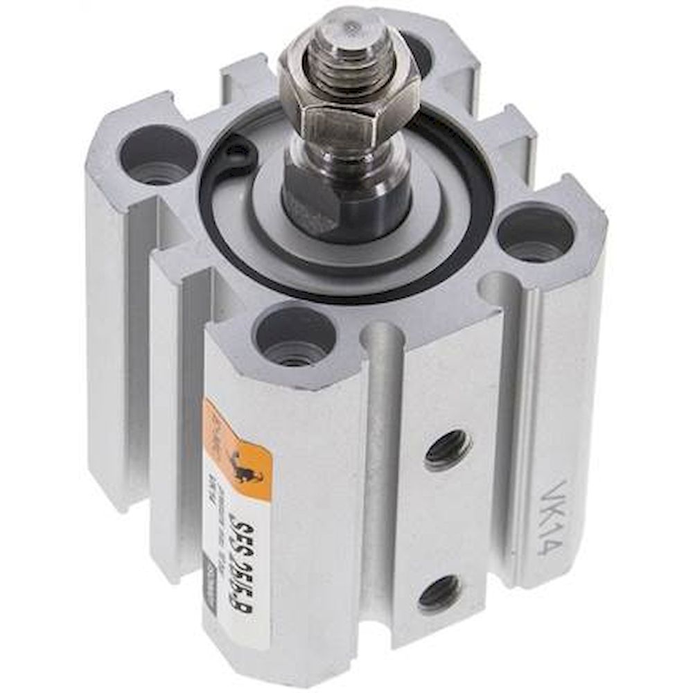 EMC SFS 25/5-B. ISO 21287 cylinders, double acting, piston 25 mm, stroke 5 mm