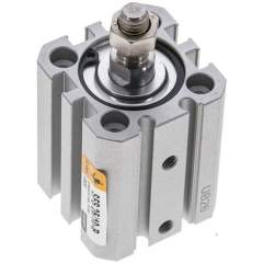 EMC SFS 25/10-B. ISO 21287 cylinders, double acting, piston 25 mm, stroke 10 mm