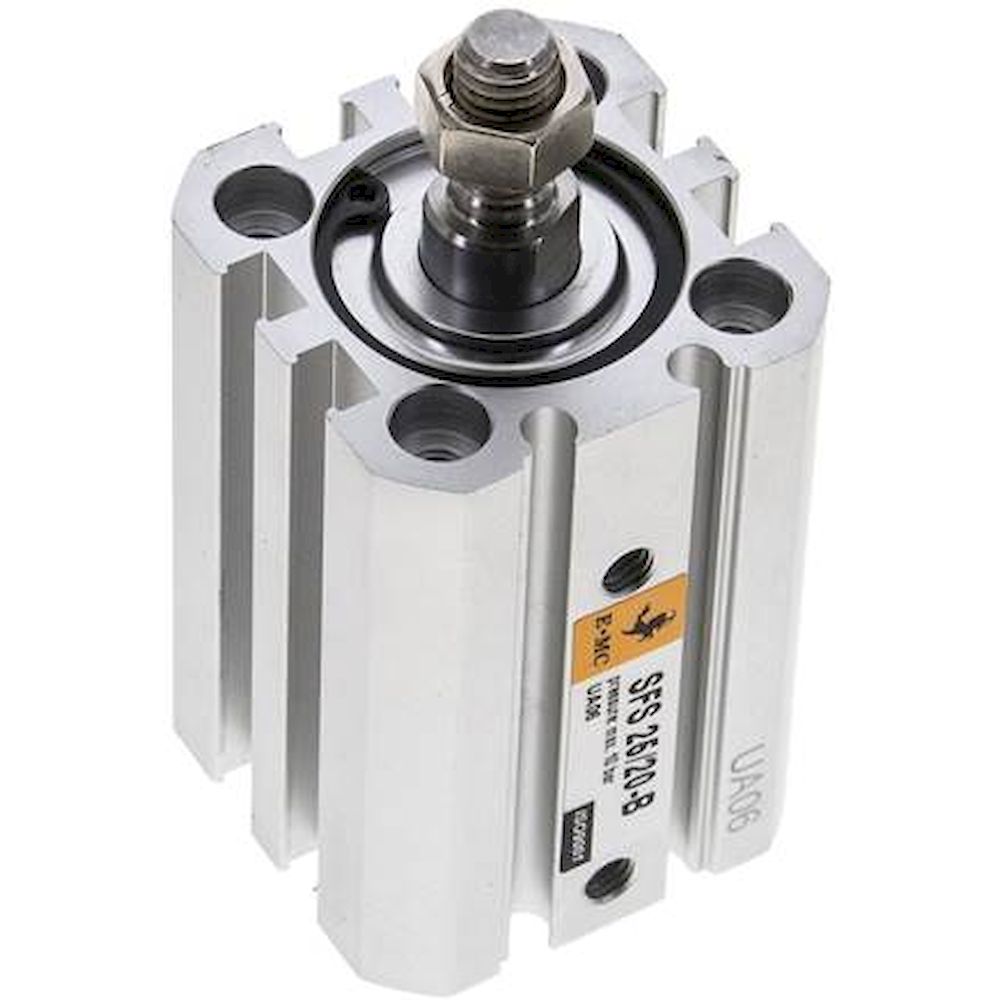 EMC SFS 25/20-B. ISO 21287 cylinders, double acting, piston 25 mm, stroke 20 mm