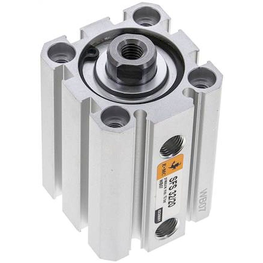 EMC SFS 32/20. ISO 21287 cylinders, double acting, piston 32 mm, stroke 20 mm