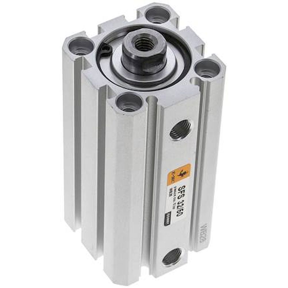 EMC SFS 32/50. ISO 21287 cylinders, double acting, piston 32 mm, stroke 50 mm