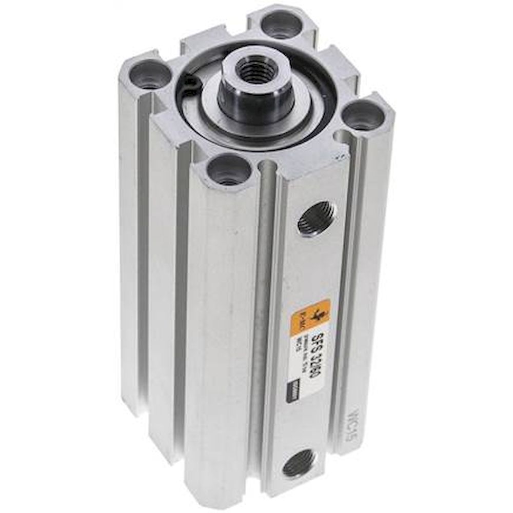 EMC SFS 32/60. ISO 21287 cylinders, double acting, piston 32 mm, stroke 60 mm