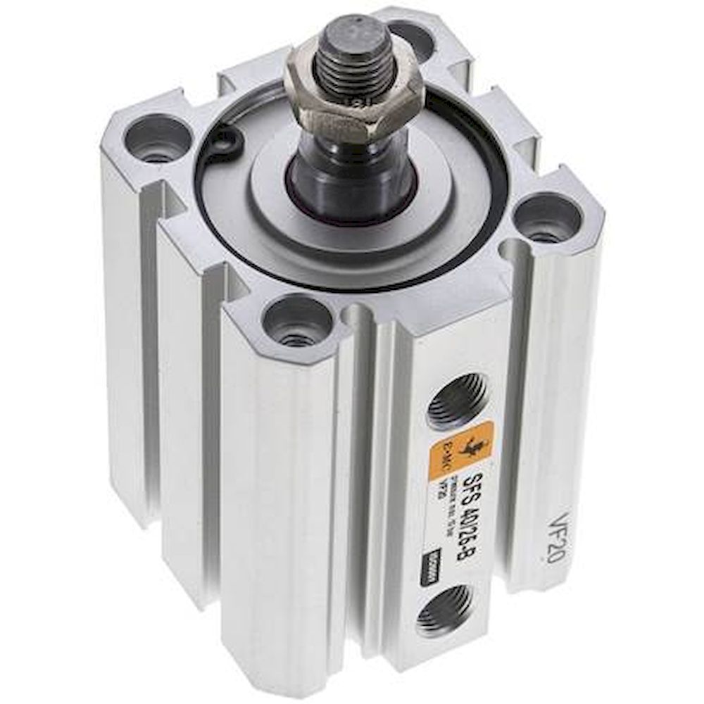 EMC SFS 40/25-B. ISO 21287 cylinders, double acting, piston 40 mm, stroke 25 mm