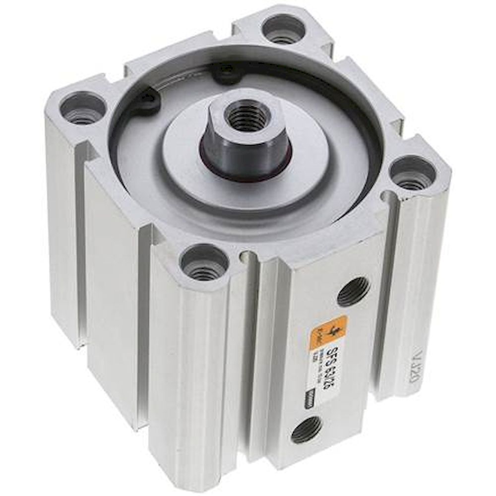 EMC SFS 63/25. ISO 21287 cylinders, double acting, piston 63 mm, stroke 25 mm