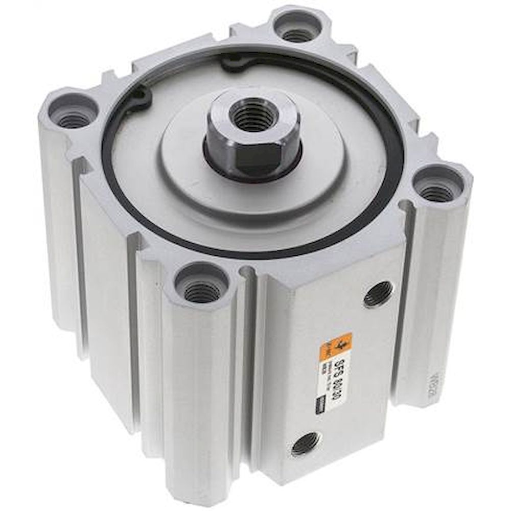 EMC SFS 80/30. ISO 21287 cylinders, double acting, piston 80 mm, stroke 30 mm