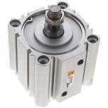 EMC SFS 80/30-B. ISO 21287 cylinders, double acting, piston 80 mm, stroke 30 mm