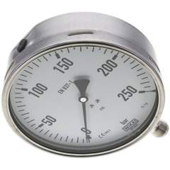 Wika MS 250160 ES Chemie-Manometer senkrecht, 160mm, 0-250 bar