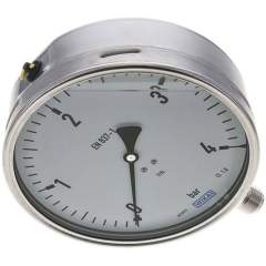 Wika MS 4160 GLY ES Chemie-Glycerin-Manometer senkrecht,160mm, 0-4 bar