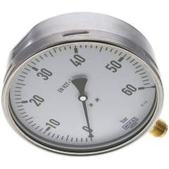 Wika MS 60160 CR Manometer senkrecht (CrNi/Ms), 160mm, 0-60 bar