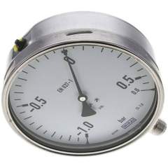 Wika MS -106160 ES Chemie-Manometer senkrecht, 160mm, -1 bis 0,6 bar