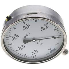 Wika MS -1160 ES Chemie-Manometer senkrecht, 160mm, -1 bis 0 bar