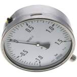 Wika MS -11,5160 ES Chemie-Manometer senkrecht, 160mm, -1 bis 1,5 bar