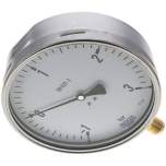Wika MS -13160 CR Manometer senkrecht (CrNi/Ms), 160mm, -1 bis 3 bar