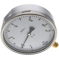 Wika MS -19160 CR Manometer senkrecht (CrNi/Ms), 160mm, -1 bis 9 bar