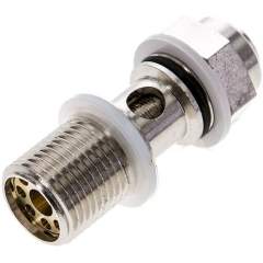 GRLA-1/2. Flow control banjo bolt G 1/2", Supply air flow controlling (A), Slotted screw (can be adjusted usin