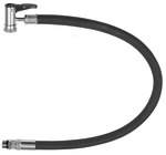 Riegler 136793.Hose with tyre valve connector, Length 50 cm, G 1/4, swiveling