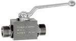 Riegler 103504.Ball valve high pressure design, Lightweight series, M30x2