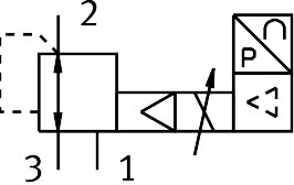 Proportional-Druckregelventil MPPES-3-1/4-PU-PO-420 - Festo 187744