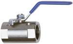 Riegler 103428.Stainless steel ball valve, 1-piece, Reduced passage, G 1 1/4