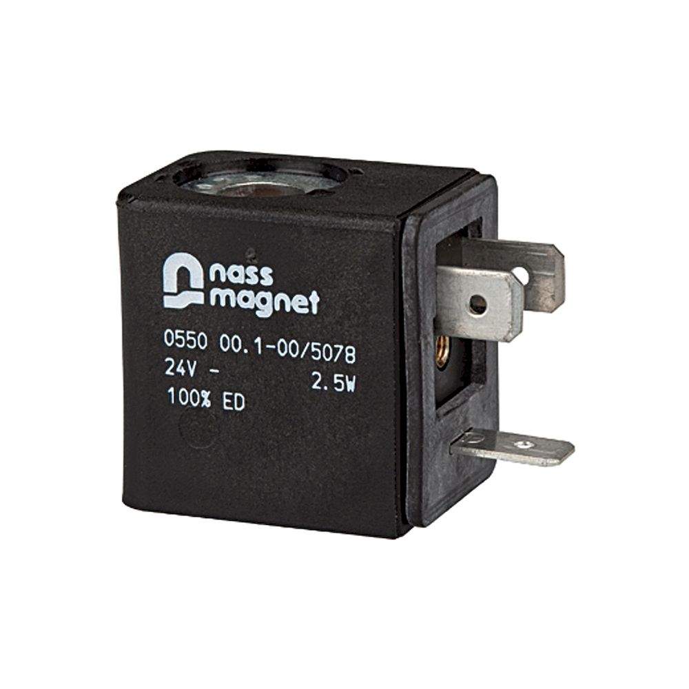 Riegler 100740.Solenoid coil 24 V DC, for switch valve (3/2-way valve)
