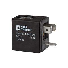 Riegler 100740.Solenoid coil 24 V DC, for switch valve (3/2-way valve)