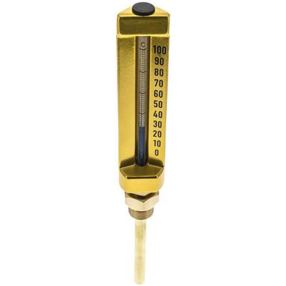 SITS 100150100 Maschinenthermometer (150mm) senkrecht/0 bis +100°C/100mm