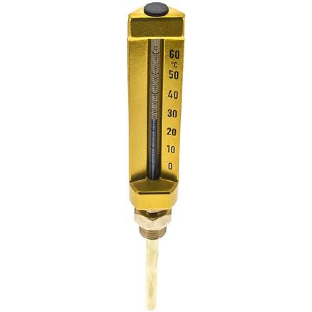 SITS 60150100 Maschinenthermometer (150mm) senkrecht/0 bis +60°C/100mm