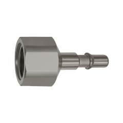 Riegler 141940.Nipple f. couplings I.D. 6, ISO 6150 C, Stainless steel, G 1/8 IT