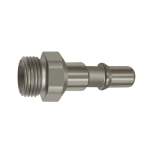 Riegler 141972.Nipple f. couplings I.D. 8, ISO 6150 C, Stainless steel, G 1/2 ET