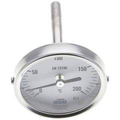 Wika TWT 2006363 ES Bimetallthermometer, waagerecht D63/0 bis +200°C/63mm