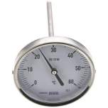 Wika TWT 60100160 ES Bimetallthermometer, waagerecht D100/0 bis +60°C/160mm