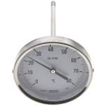 Wika TWT 80100160 ES Bimetallthermometer, waagerecht D100/0 bis +80°C/160mm
