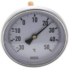 Wika TW 35100100 AL Bimetallthermometer, waagerecht D100/-30 bis +50°C/100mm