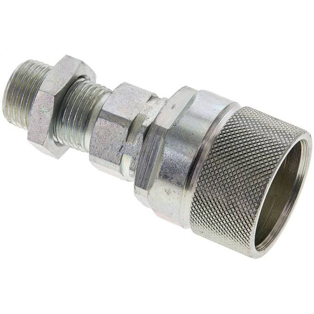 Schott-Schraubkupplung, Stecker Baugr.2, 10 S (M18x1,5)