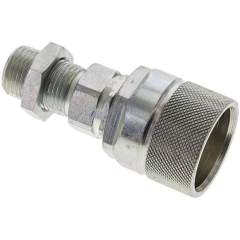 Schott-Schraubkupplung, Stecker Baugr.2, 10 S (M18x1,5)