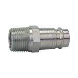 Riegler 107474.Nipple for couplings I.D. 10, Robust design, R 1/2 ET